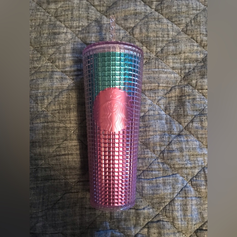 Starbucks Teal Pink Ombré Tumbler